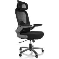 Hjh OFFICE INSTRUCTOR T I PRO stof / netstof - XXL bureaustoel Zwart