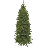 Triumph tree Bristlecone Pilar Kerstboom - Smalle Kunstboom voor Kleine Ruimtes - Kerstversiering met Natuurlijke Uitstraling en Bruine Takken - H185 x Ø79 cm - Groen