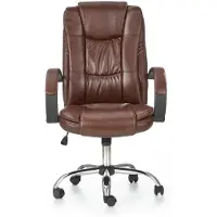 Halmar Bureaustoel RELAX donkerbruin