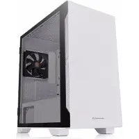 Thermaltake S100 Gehard glazen behuizing, "Snow Edition", micro-tower, wit