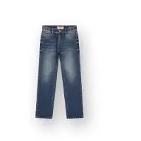 Vingino Paolo straight leg jeans - donkerblauw Jongens Denim Effen - maat 146