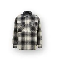 Vingino geruite overshirt - donkerblauw Overhemd Jongens Katoen Klassieke kraag - maat 116