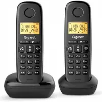Gigaset Draadloze telefoon Basic 100 DUO, zwart
