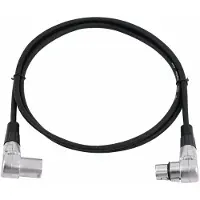 Omnitronic XLR 1.5m 90° BK