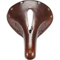 Brooks Zadel B17 Carved Short, Leer, A. Bruin A. Bruin
