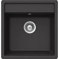 Schock Inbouwspoelbak NEMO N-100S in de kleur NERO