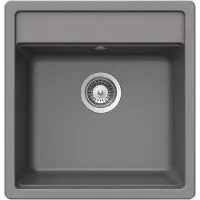 Schock Inbouwspoelbak NEMO N-100S in de kleur CROMA