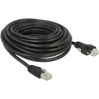 DeLOCK GigE Camera Cable RJ45 plug to RJ45 plug with screws Cat.6 S/FTP 10 m