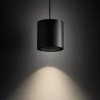 Euluna hanglamp POINT 1, zwart, met GU10 fitting