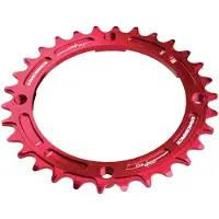 Race Face Smal Breed Enkele Kettingring 104mm BCD Rood