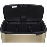 Brabantia Bo touch bin 3x11 liter Metallic Gold