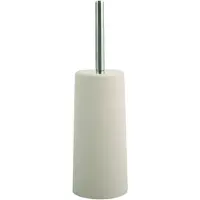 Spirella MSV Toiletborstel houder/WC-borstel - beige - kunststof - 35 cm - Toiletborstels