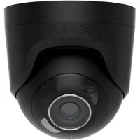 Ajax TurretCam HL Zwart 5Mp Hybride Verlichting IP Camera