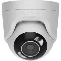Ajax TurretCam HL Wit 8Mp 4K Hybride Verlichting IP Camera