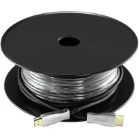 Speaka Professional SP-9019352 HDMI-kabel HDMI Aansluitkabel HDMI-A-stekker, HDMI-A-stekker 30.00 m Zwart 4K UHD, Afgeschermd