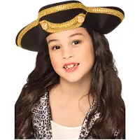Boland Traciks Piratenhoed deluxe kids (zwart en goud)