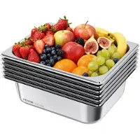 Vevor Gastronormbak Hotelpan (1/2 maat) 6-pack 6 L