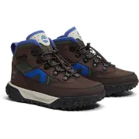 Timberland - Youth's Greenstride Motion 6 Mid Bungee WP Boot - Vrijetijdsschoenen 13, zwart/bruin