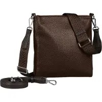 Gabor schoudertas Silena Cross Bag Dark Brown donkerbruin