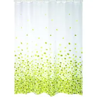 MSV Groen Douchegordijn 180x200 cm - Polyester Badkamergordijn - Douchegordijnen 180 x 200 voor Bad en Douche