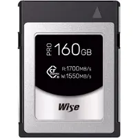 Wise CFexpress Type B PRO-kaart – 160 GB – Leessnelheid: 1700 MB/s