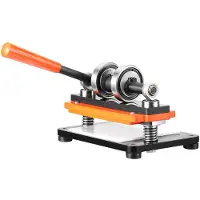 OEM VEVOR Lederstansmachine, handmatige leder snijmachine, 18 x 10 cm, leder embossing machine, 1,5 ton draagvermogen. Geschikt voor leer, PVC/EVA-schuim en andere niet-klevende materialen