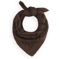 Neo Noir Dames Sjaals Adelina Paisley Knit Scarf - Bruin - Maat ONESIZE