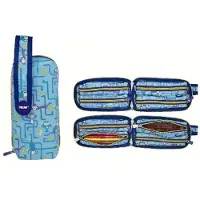 Milan Pennenzak Tangled Monkeys 32 Onderdelen 22,5 x 11,5 x 11 cm Blauw