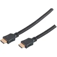 S-Impuls HDMI A-St/HDMI A-St verg HEAC sw Nylon Mantel 7,5m