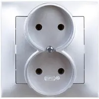 Ospel GP-2Y/18, zilverkleurig, IP20, 16 A, 84 mm, 45 mm, 84 mm