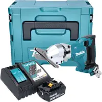 Makita DJS 800 RT1J accu vezelcementschaar 18 V borstelloos + 1x accu 5,0 Ah + oplader + Makpac