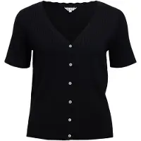 Object Gebreid vest 'OBJKelly' zwart