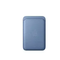 Apple FineWoven Wallet MagSafe met 'Zoek-mijn' functie - Wildflower Blue