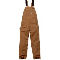 Carhartt R01 Duck Bib, overalls ,bruin ,W36/L32
