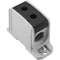 Weidmuller 2502890000 Doorgangsklem 45 mm Schroeven Grijs, Zwart 1 stuk(s)