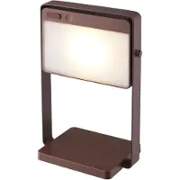 Nordlux solar tafellamp | Saulio To-Go | 3000K | IP44 | 3.5W | Bruin