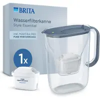 Brita Style Essential waterfilterkan, 2,4 liter, steingrijs + MAXTRA PRO waterfilter, 1057790