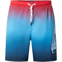 Jan Vanderstorm herren Zwemshort - 09 - blauw - Plus Size