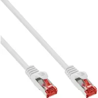 InLine 76415W patchkabel, S/FTP (PiMF), Cat.6, 250 MHz, PVC, koper, wit, 15 meter