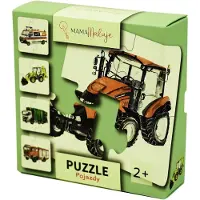 Mama Maluje Voertuigen - 4-delige puzzel