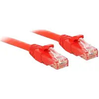 Lindy 48037 Cat6 U/UTP-kabel, rood, 10 meter