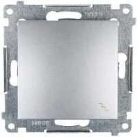 Kontakt-Simon Contactdoos Simon DW6A.01/43, kunststof, zilverkleurig, IP20, IP44, 250 V, 16 A, 75 mm