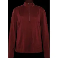 Icebreaker - Thermokleding - M Merino 200 Oasis LS Half Zip Port voor Unisex van Wol - Maat S - Bordeauxrood