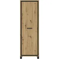 Forte TRONDHEIM kast 65, kleine garderobekast, smalle kast voor de hal