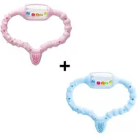 Curaprox 2x Bijtring - Roze & Blauw