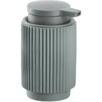Zeller Gestreepte zeepdispenser van poliresin STRIPES, Ø 8 cm