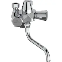 Venlo Nimbus II Messing Eco drukkraan combinatie inclusief onderuitloop 7 bar chroom