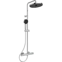 Ideal standard CeraTherm - Doucheset met thermostaat, diameter 26 cm, 2 jets, chroom A7210AA