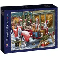 Bluebird Puzzle Dogs on Truck Puzzel 500 stukjes
