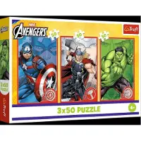Trefl Puzzel - 3x50 - Jouw Held / Disney Marvel The Avengers 34891